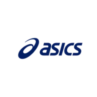 Asics logo, a Peak Creative client